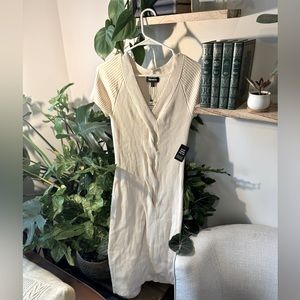 Brand new cable knit bodycon dress with tags!